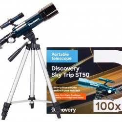 Telescopio Discovery Sky Trip ST50 con libro Telescopio Discovery Sky Trip ST50 con libro