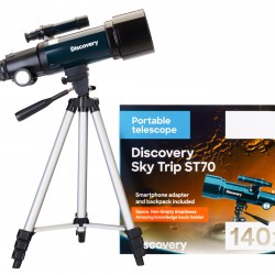 Telescopio Discovery Sky Trip ST70 con libro Telescopio Discovery Sky Trip ST70 con libro