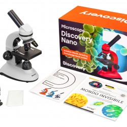 Microscopio digitale Discovery Nano Polar con libro Microscopio digitale Discovery Nano Polar con libro