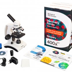 Microscopio digitale Discovery Femto Polar con libro Microscopio digitale Discovery Femto Polar con libro