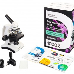 Microscopio Discovery Atto Polar con libro Microscopio Discovery Atto Polar con libro