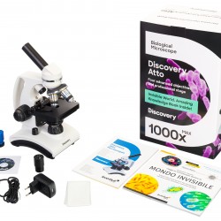 Microscopio digitale Discovery Atto Polar con libro Microscopio digitale Discovery Atto Polar con libro