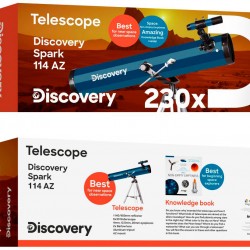 Telescopio Discovery Spark 114 AZ con libro Telescopio Discovery Spark 114 AZ con libro