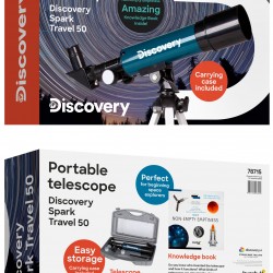 Telescopio Discovery Spark Travel 50 con libro Telescopio Discovery Spark Travel 50 con libro