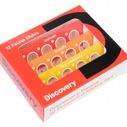 Discovery Fauna Set con 12 vetrini preparati