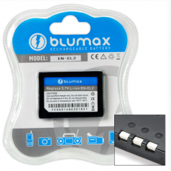 Batteria al Litio compatibile con Nikon EN-EL2 CoolPix SQ 2500 3500 Batteria al Litio compatibile con Nikon EN-EL2 CoolPix SQ 2500 3500