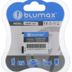 Batteria al Litio compatibile per GoPro Blumax AHDBT-001 GoPro 1100 mAh Batteria al Litio compatibile per GoPro Blumax AHDBT-001 GoPro 1100 mAh