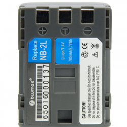Blumax batteria compatibile per CANON NB-2L NB-2LH 780mAh EOS 350D 400D Blumax batteria compatibile per CANON NB-2L NB-2LH 780mAh EOS 350D 400D