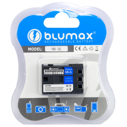 Blumax batteria compatibile per CANON NB-2L NB-2LH 780mAh EOS 350D 400D