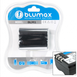 Blumax batteria compatibile per Olympus BLM-1 BLM1 1650 mAh Blumax batteria compatibile per Olympus BLM-1 BLM1 1650 mAh