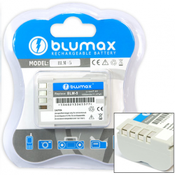 Blumax batteria compatibile per Olympus BLM-5 BLM5 1550 mAh Blumax batteria compatibile per Olympus BLM-5 BLM5 1550 mAh
