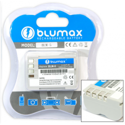 Blumax batteria compatibile per Olympus BLM-5 BLM5 1550 mAh