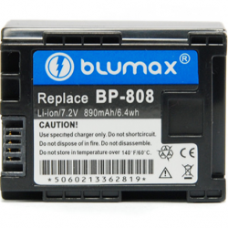 Blumax batteria per CANON B-808 HF G10, HF M306, HF M31, HF M32, HF M36HF M406, HF M41, HF M46, HF S20, HF S200, HF S21, HF S30 Blumax batteria per CANON B-808 HF G10, HF M306, HF M31, HF M32, HF M36HF M406, HF M41, HF M46, HF S20, HF S200, HF S21, HF S30