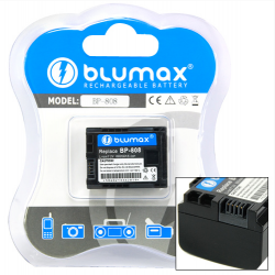 Blumax batteria per CANON B-808 HF G10, HF M306, HF M31, HF M32, HF M36HF M406, HF M41, HF M46, HF S20, HF S200, HF S21, HF S30