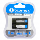Blumax batteria per CANON BP-511 BP511 1600 mAh EOS 5D 20D 30D 40D D60 300D
