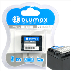 Blumax batteria per CANON BP-808 BP-809 BP-819 BP-827 Blumax batteria per CANON BP-808 BP-809 BP-819 BP-827