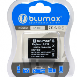 Blumax batteria per CANON LP-e12 EOS M Blumax batteria per CANON LP-e12 EOS M