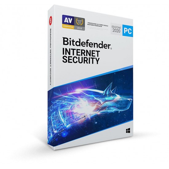 BitDefender Internet Security 2020 5 Computer PC 1 Anno ESD