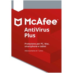 McAfee Antivirus Plus 2019 1 PC 1 Anno Licenza ESD